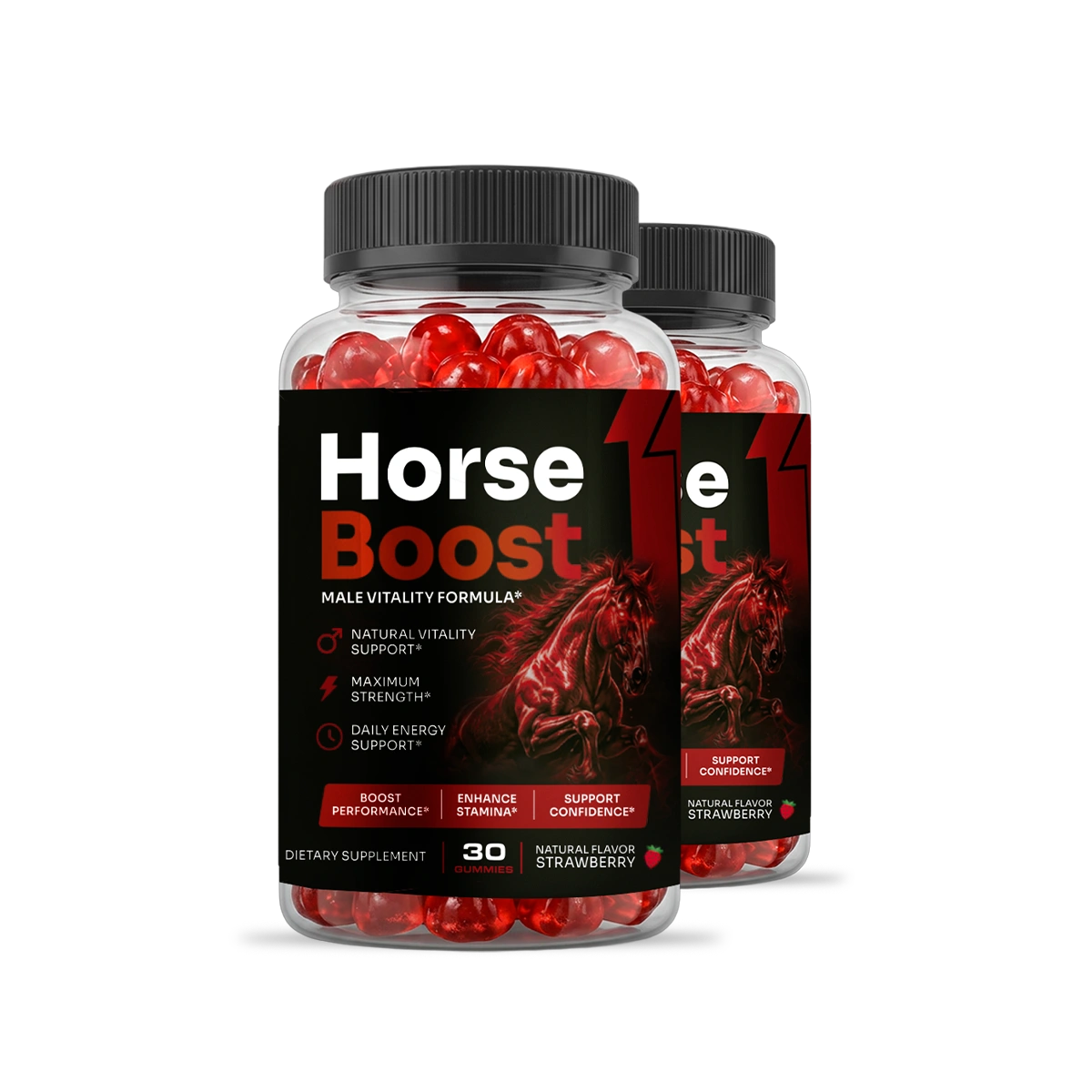 Horse Boost Men's Performance Support Supplement Bottle